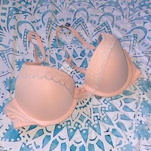 Aerie push up bra 34b light pink